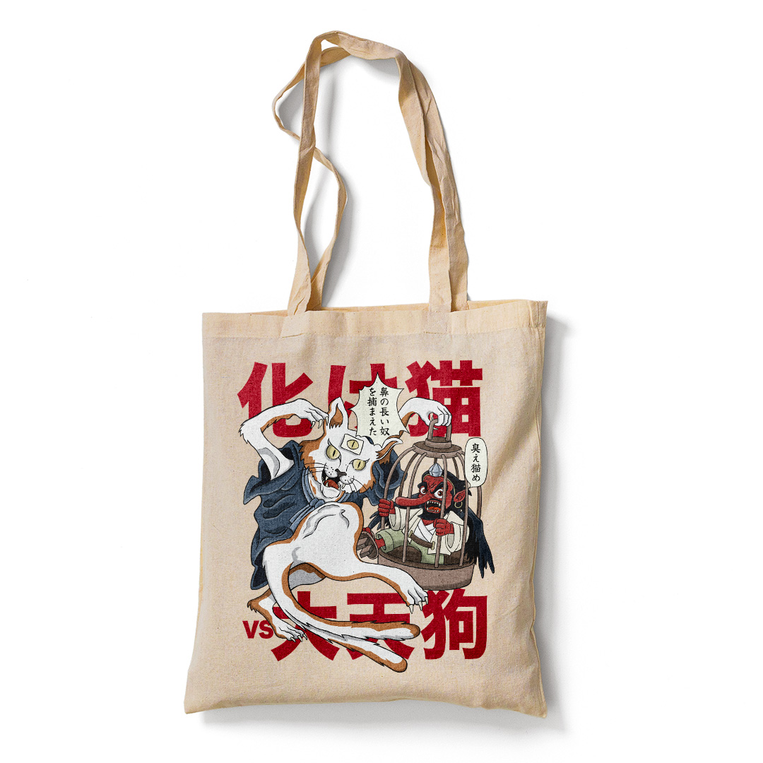 shopper_bakeneko_bianco